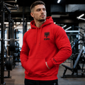 Shqip Wear Unisex Hoodie Rot