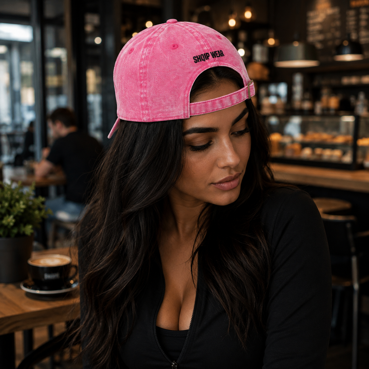 Shqip Wear Vintage Cord Cap Pink