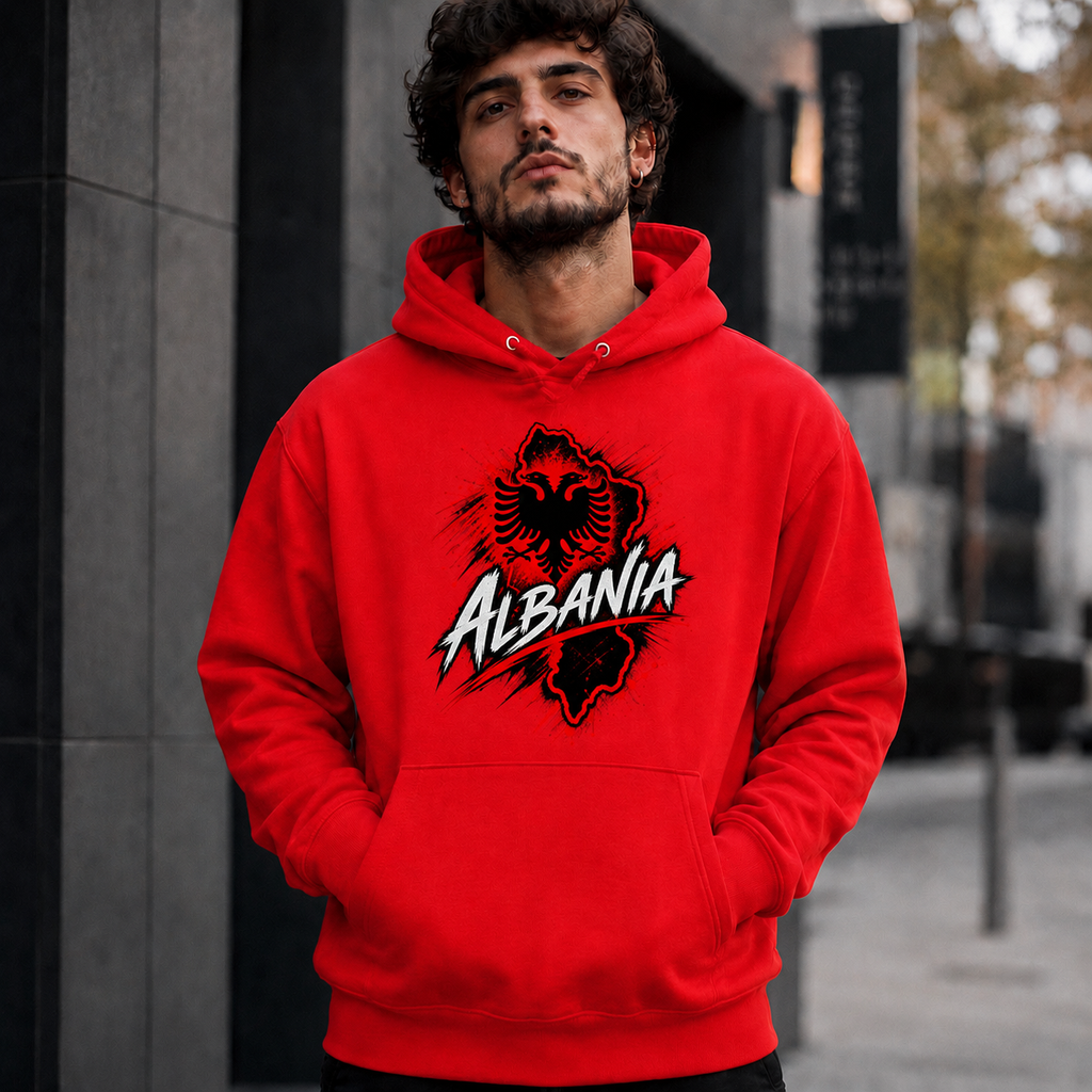 Albania Hoodie – Front & Back Edition