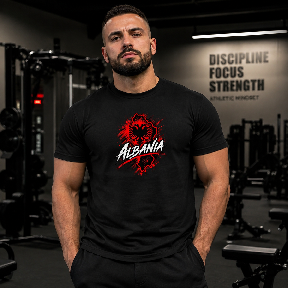 Albania Performance T-Shirt – Front & Back Edition
