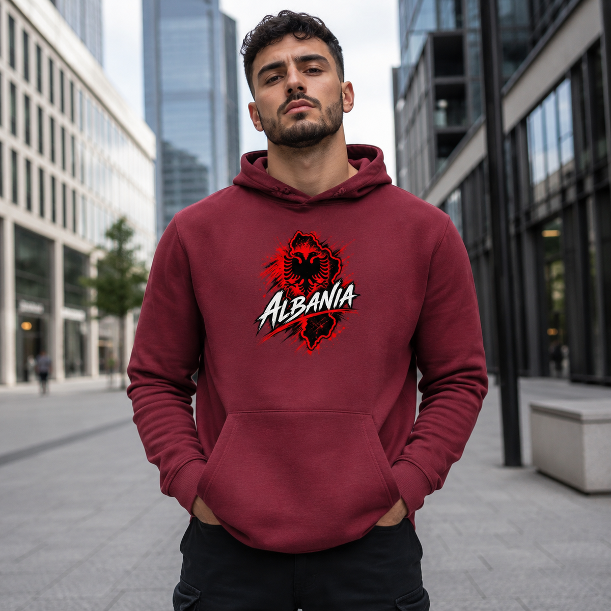 Albania Hoodie – Front & Back Edition