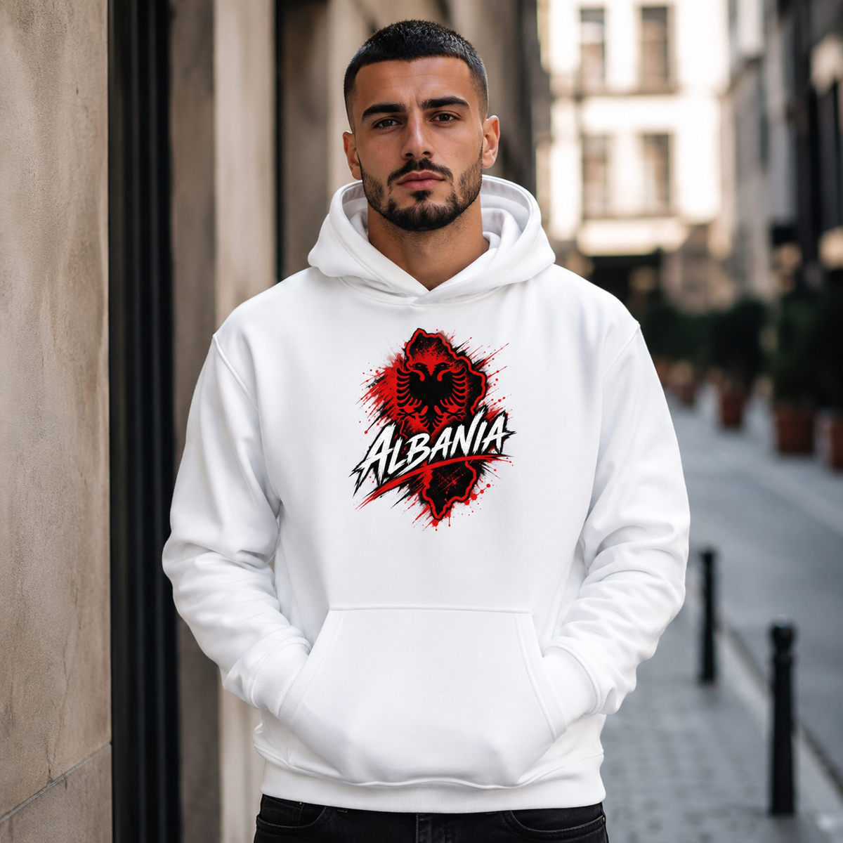 Albania Hoodie – Front & Back Edition