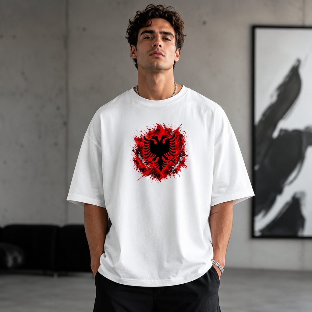 Oversized T-Shirt – Shqip Style Lässig