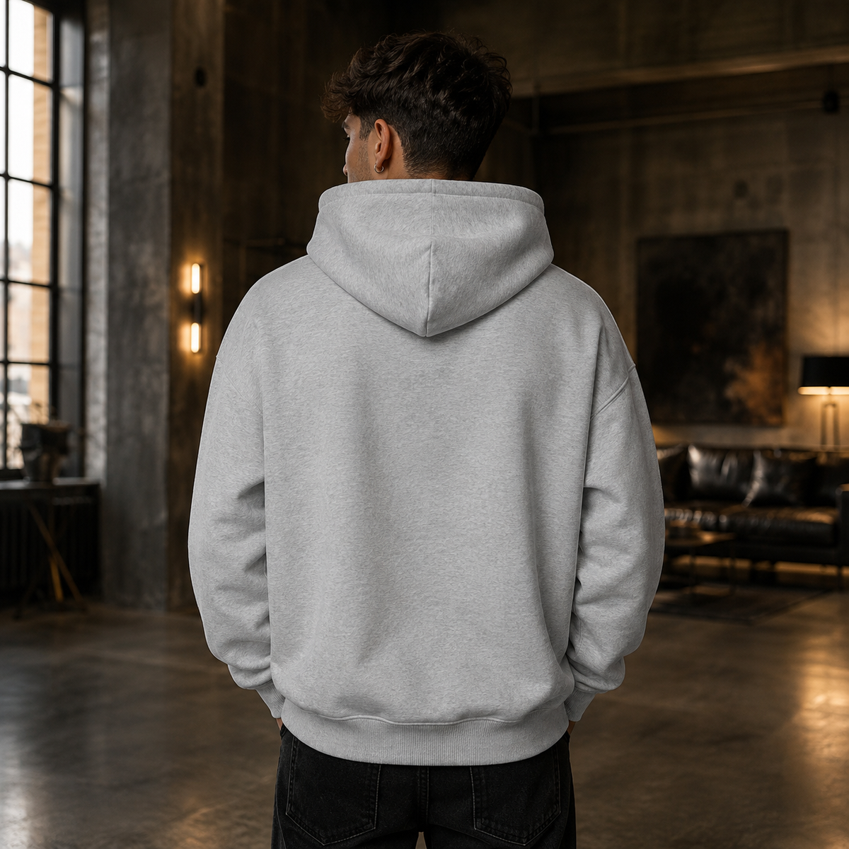 Premium Oversized Zipper Hoodie - Shqip Style