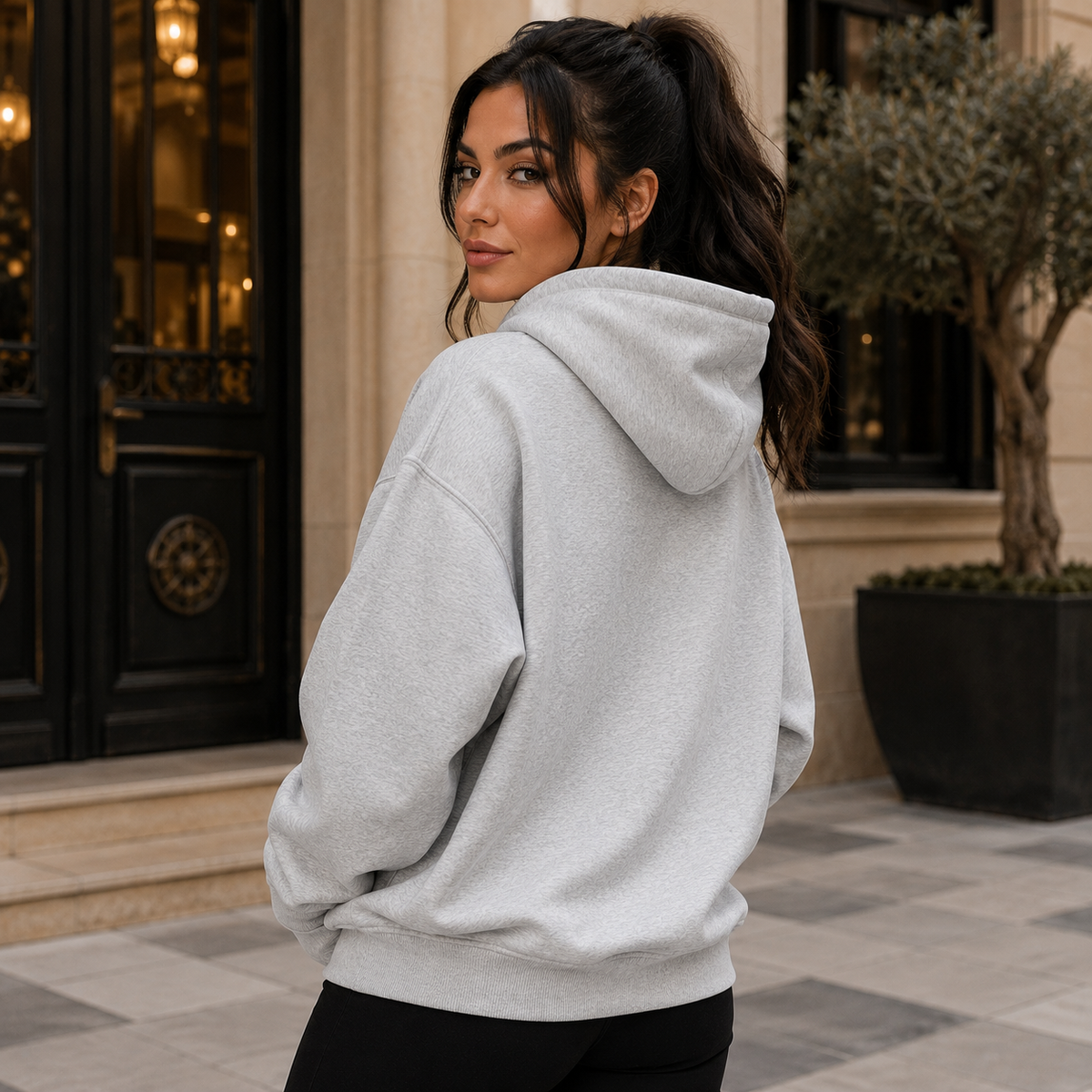 Premium Oversized Zipper Hoodie - Shqip Style