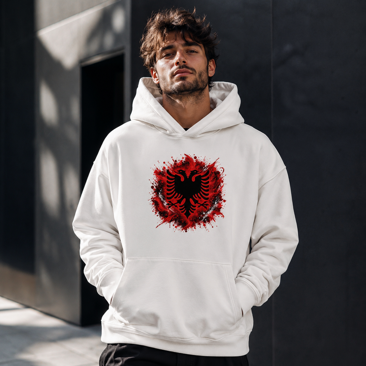 Heavy Cotton Premium Hoodie – Shqip Style