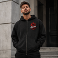 Premium Oversized Zipper Hoodie – Shqip Edition