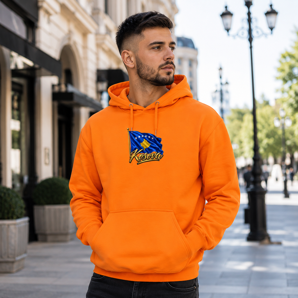 KOSOVA Edition Classic Hoodie Orange