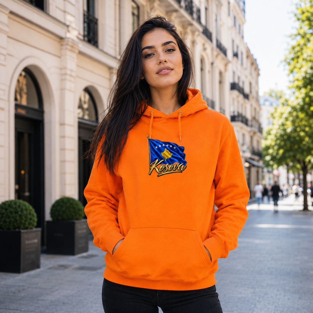 KOSOVA Edition Classic Hoodie Orange