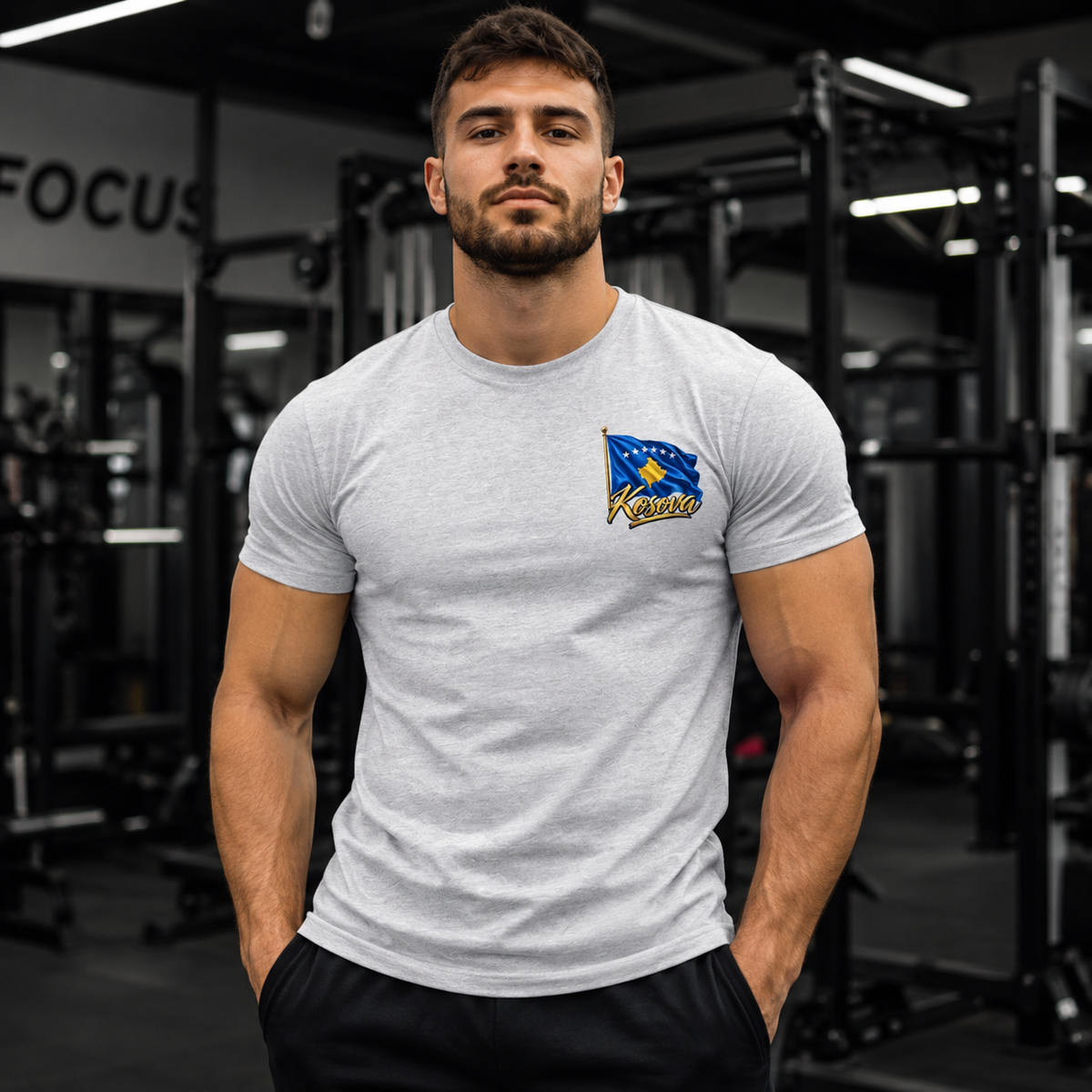 Kosova Edition Performance T-Shirt Grau