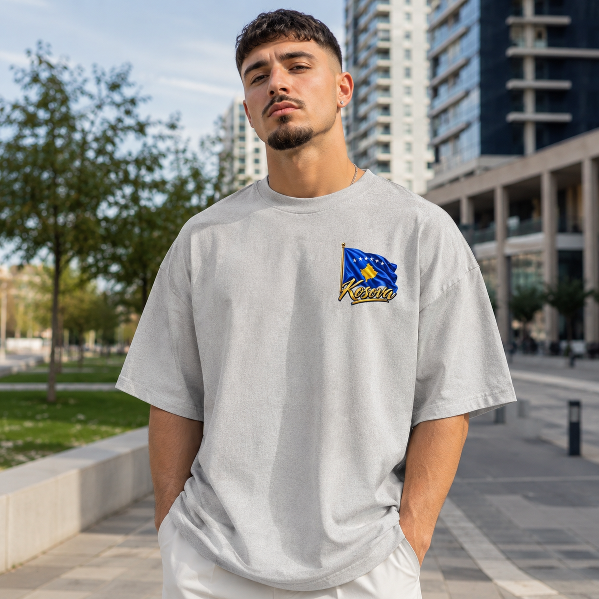 KOSOVA Oversized T-Shirt Shqip Power